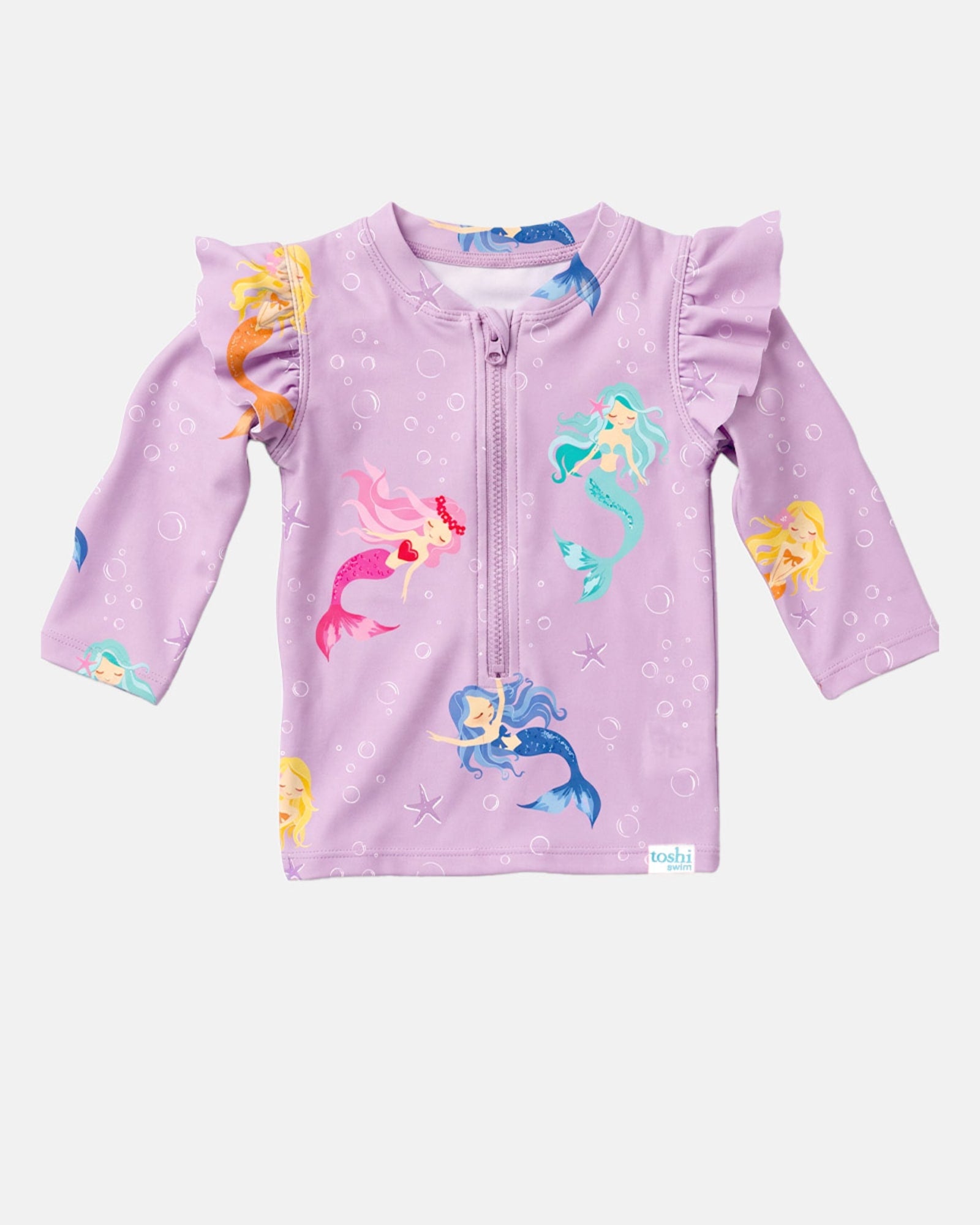 Toshi Swim Rashie Long Sleeve Twinkle Princess Mermaid
