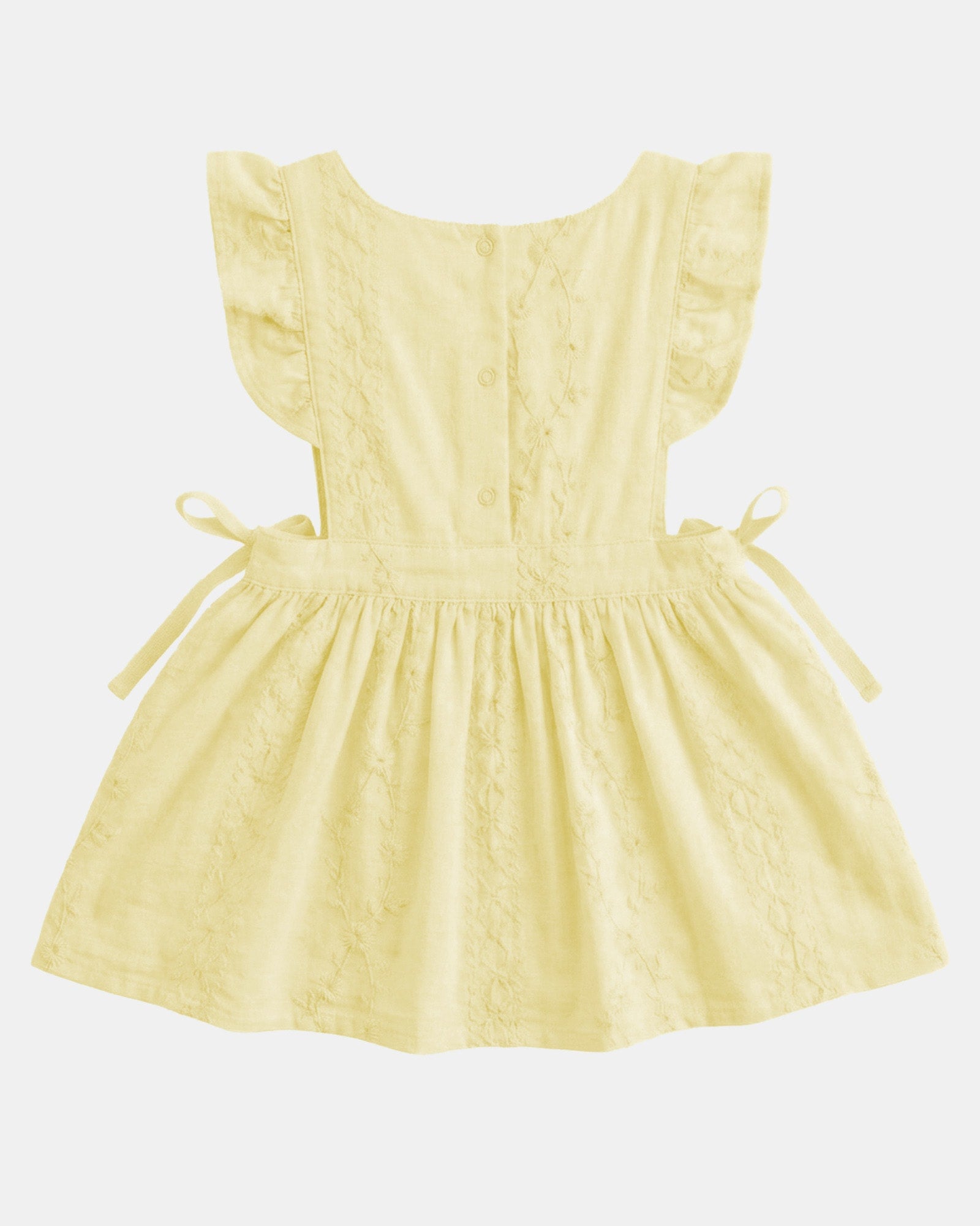 Toshi Baby Pinafore Florence Lemon