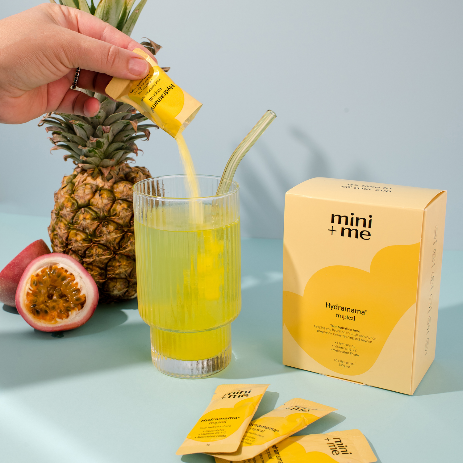 Hydramama Mini and Me Hydration Powder Tropical