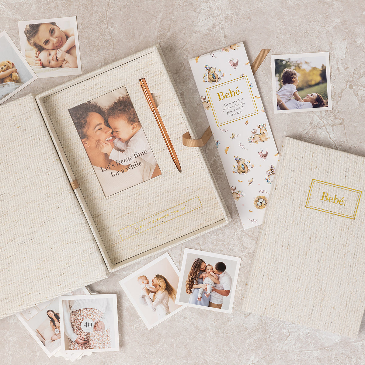 Truly Amor Bebe Baby Book With Keepsake Box