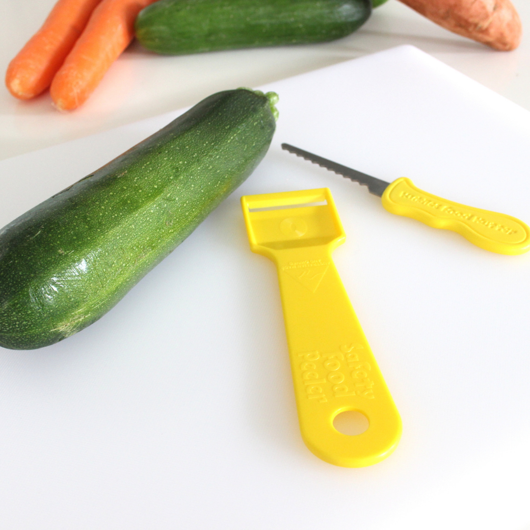 Kiddies Safety Food Kutter And Safety Food Peeler -twin Pack