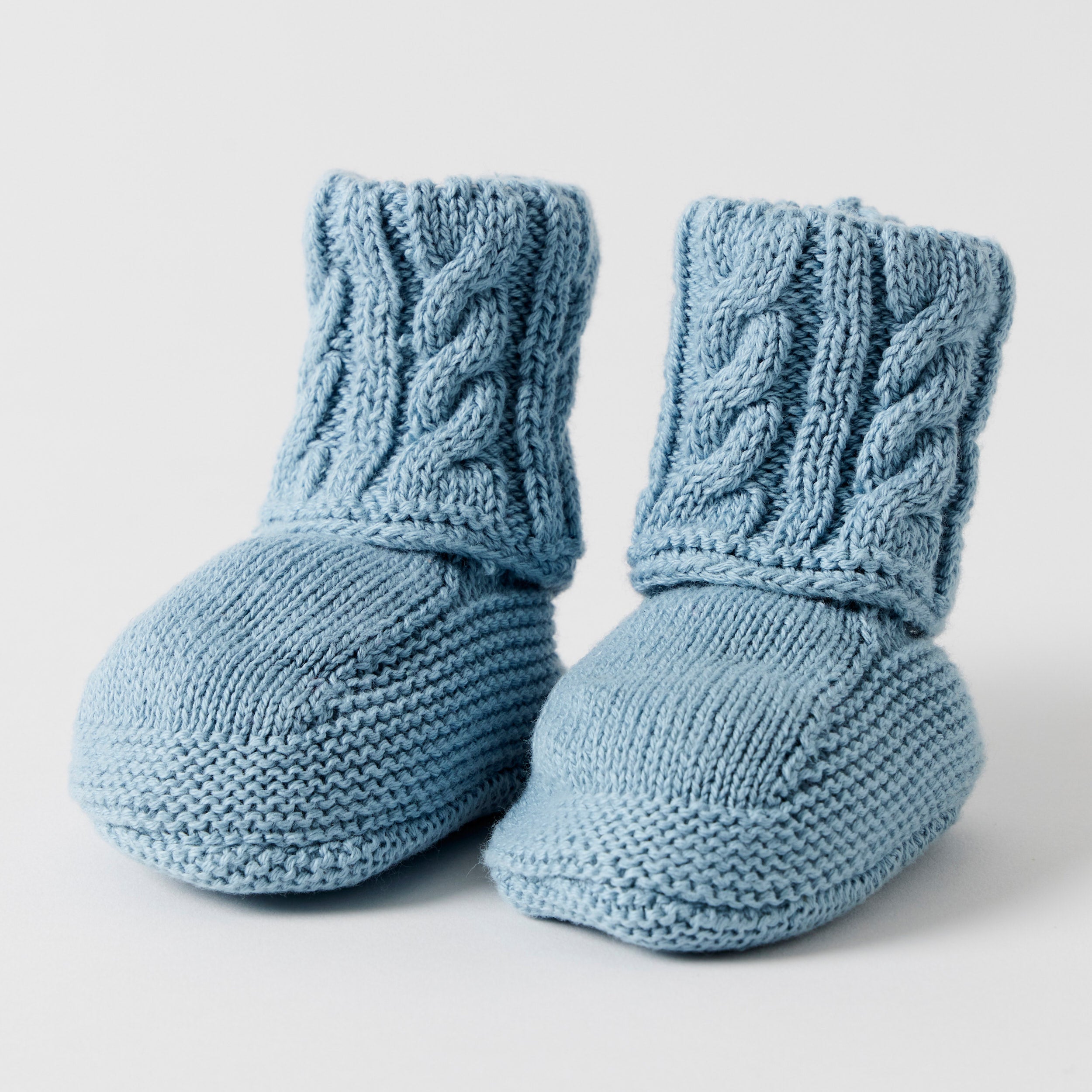 Cable Knit Booties