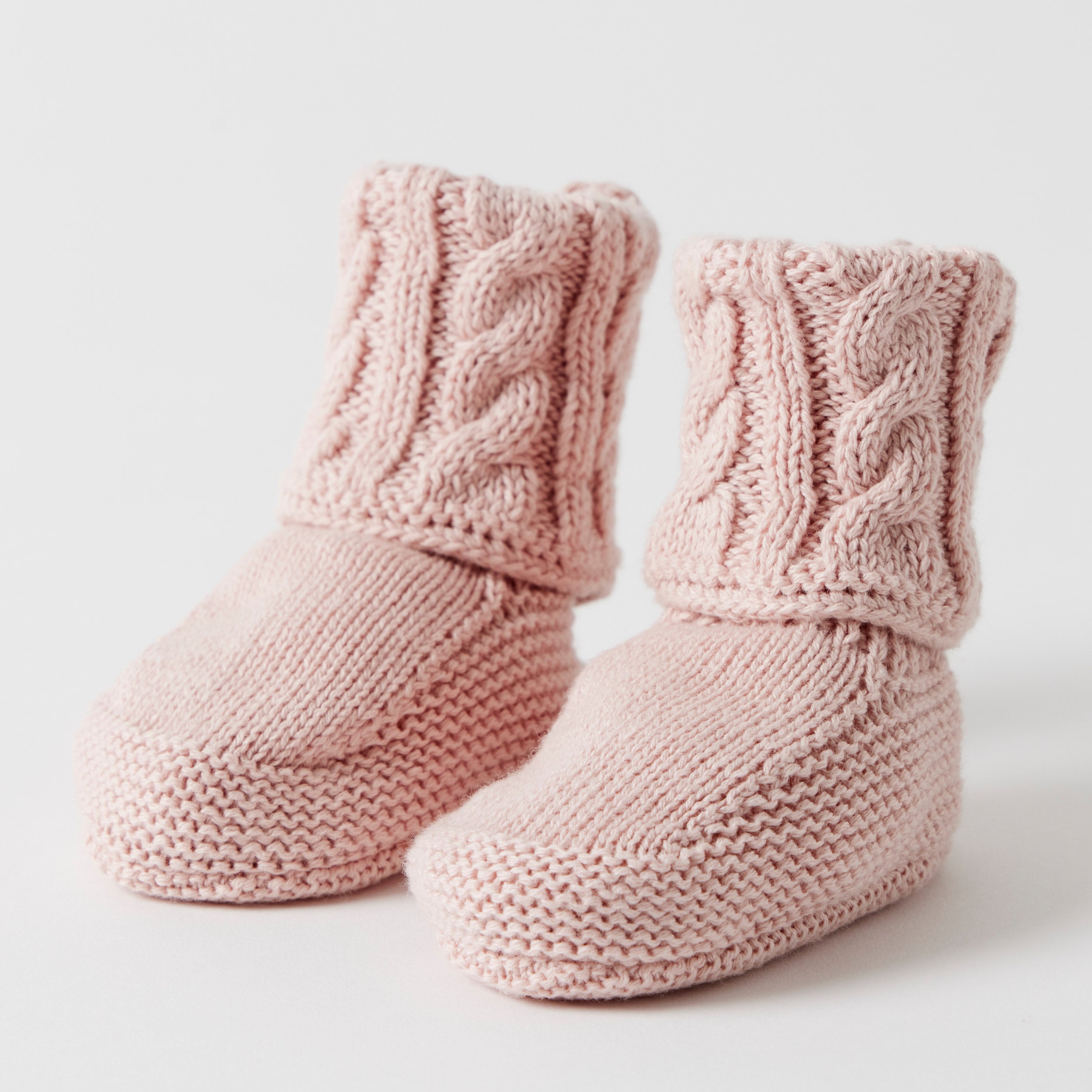Cable Knit Booties