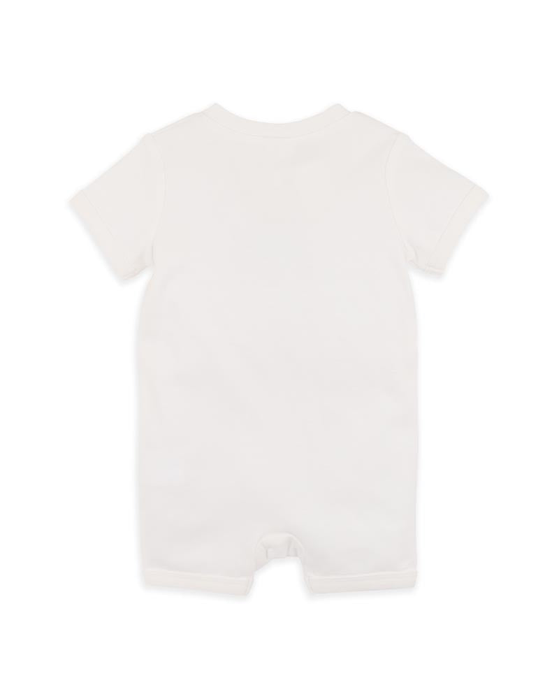 Bebe Billie Lion Organic Short Sleeve Zipsuit