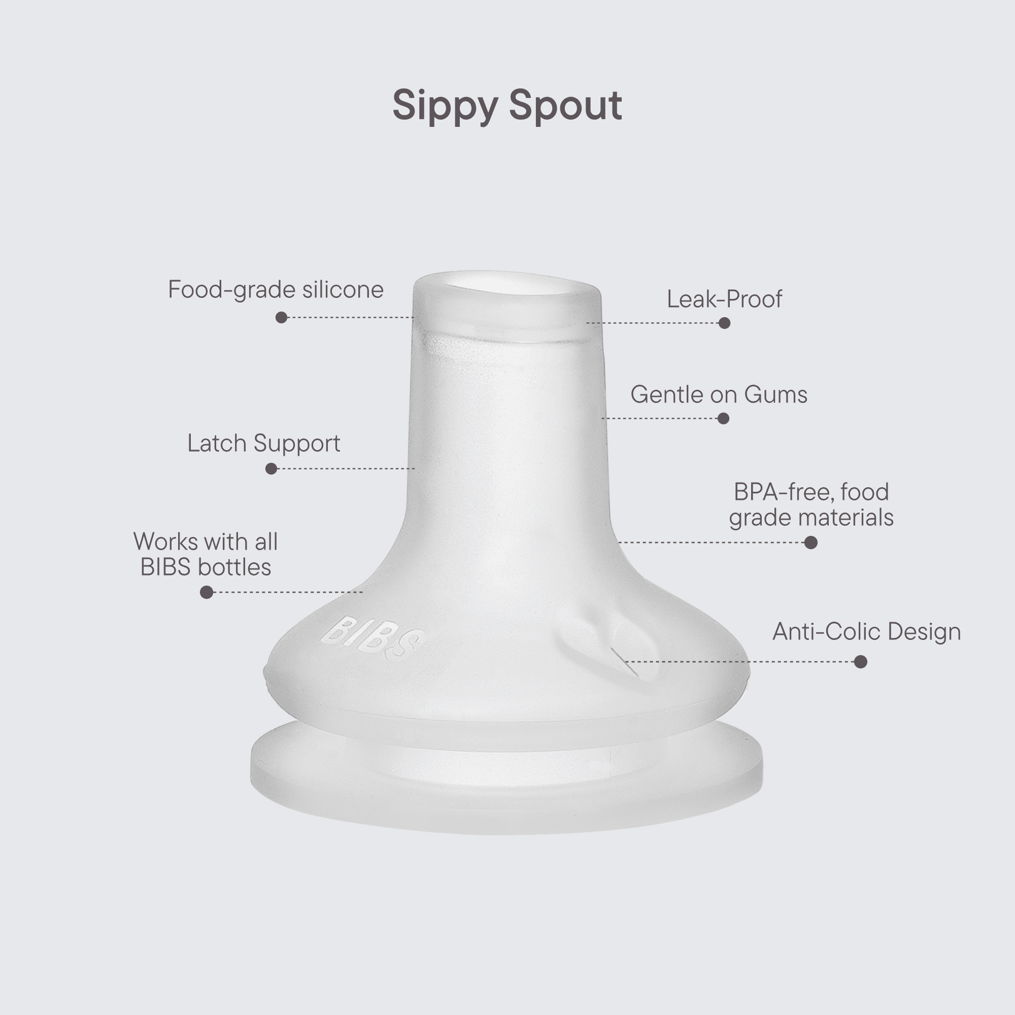 Bibs Sipply Bottle Spout 2 Pack