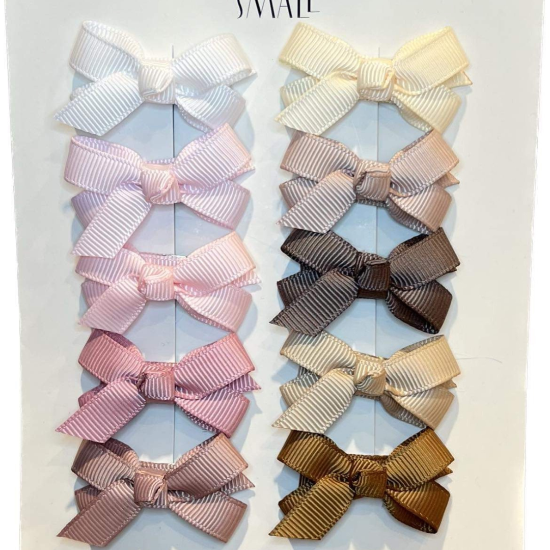 Small Store Hair Bow Clips small - 10 pack