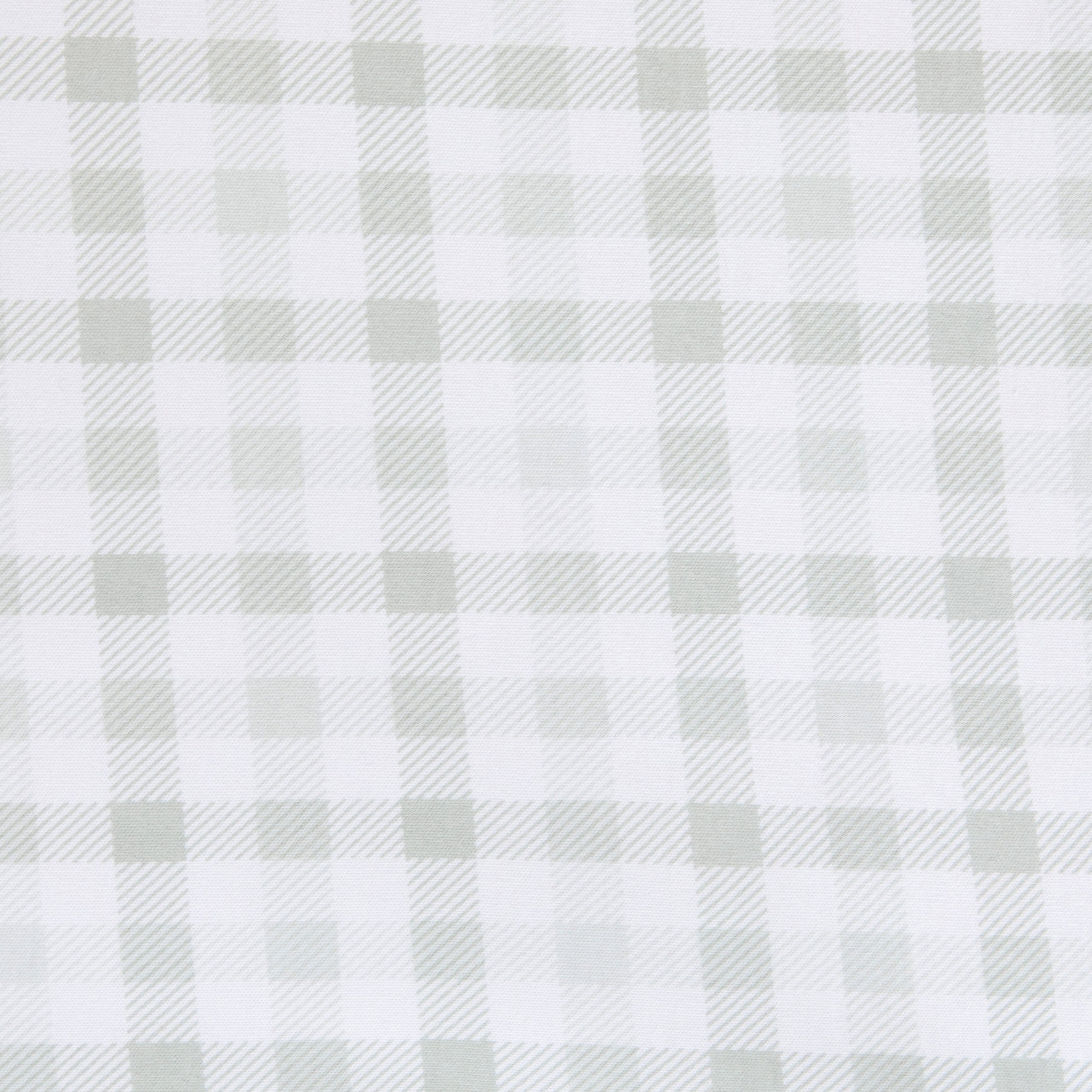 All4Ella Waterproof Fitted Cot Sheet - Gingham Sage