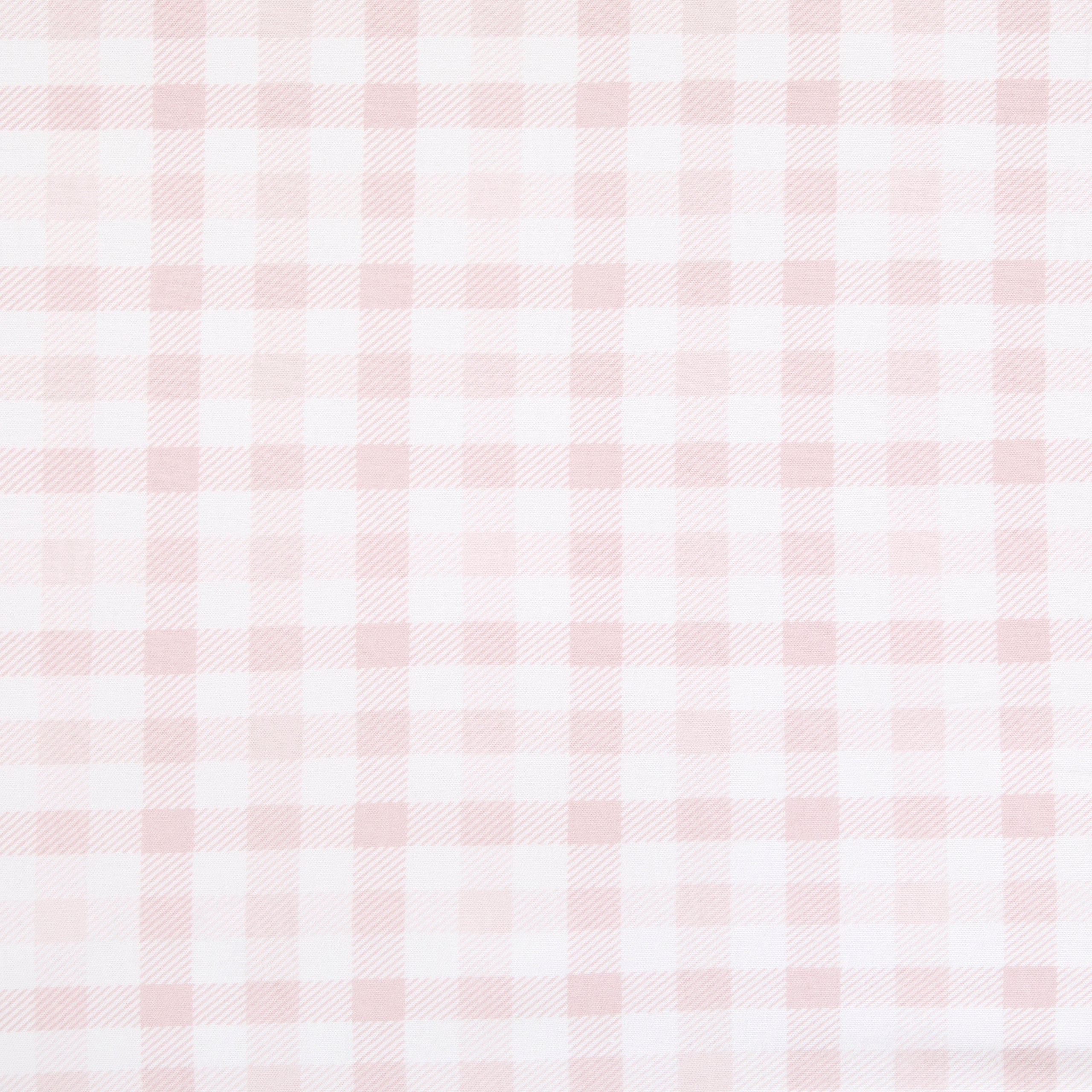 All4Ella Waterproof Fitted Cot Sheet - Gingham Pink