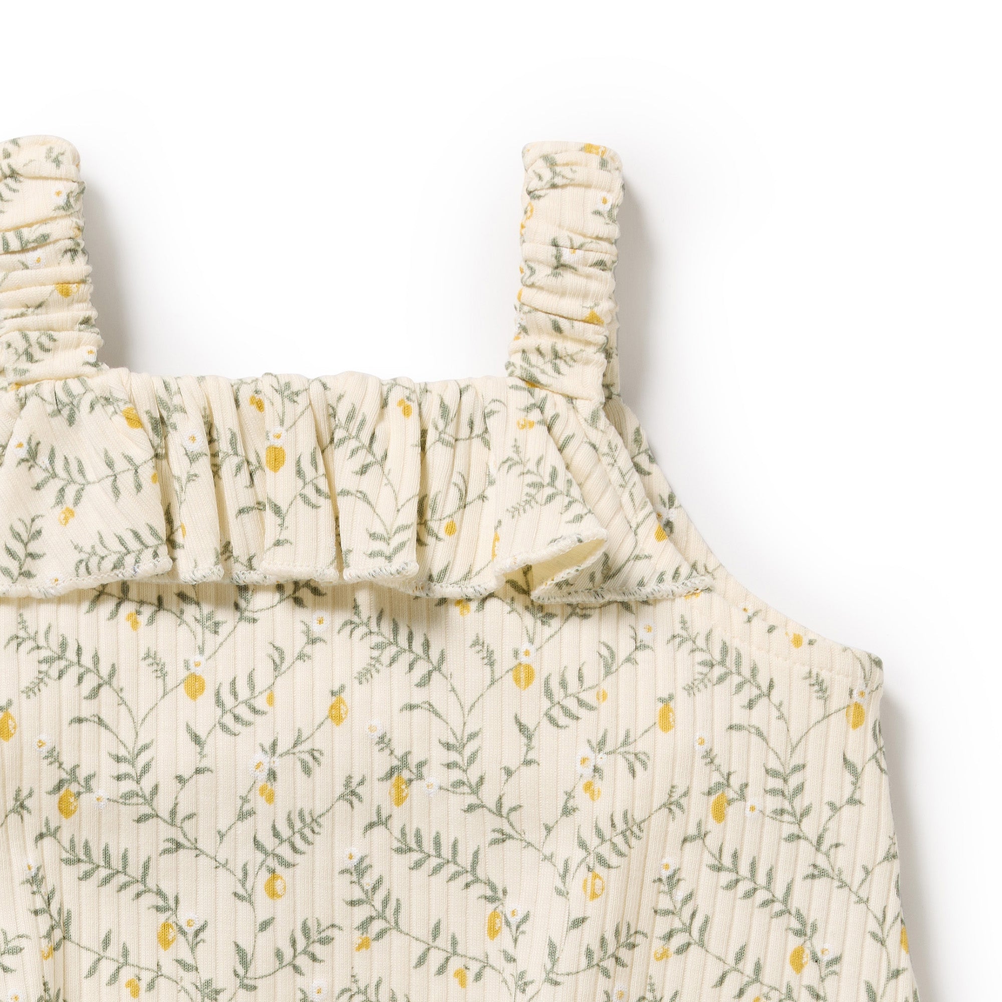 Wilson & Frenchy Lemon Leaf Organic Playsuit