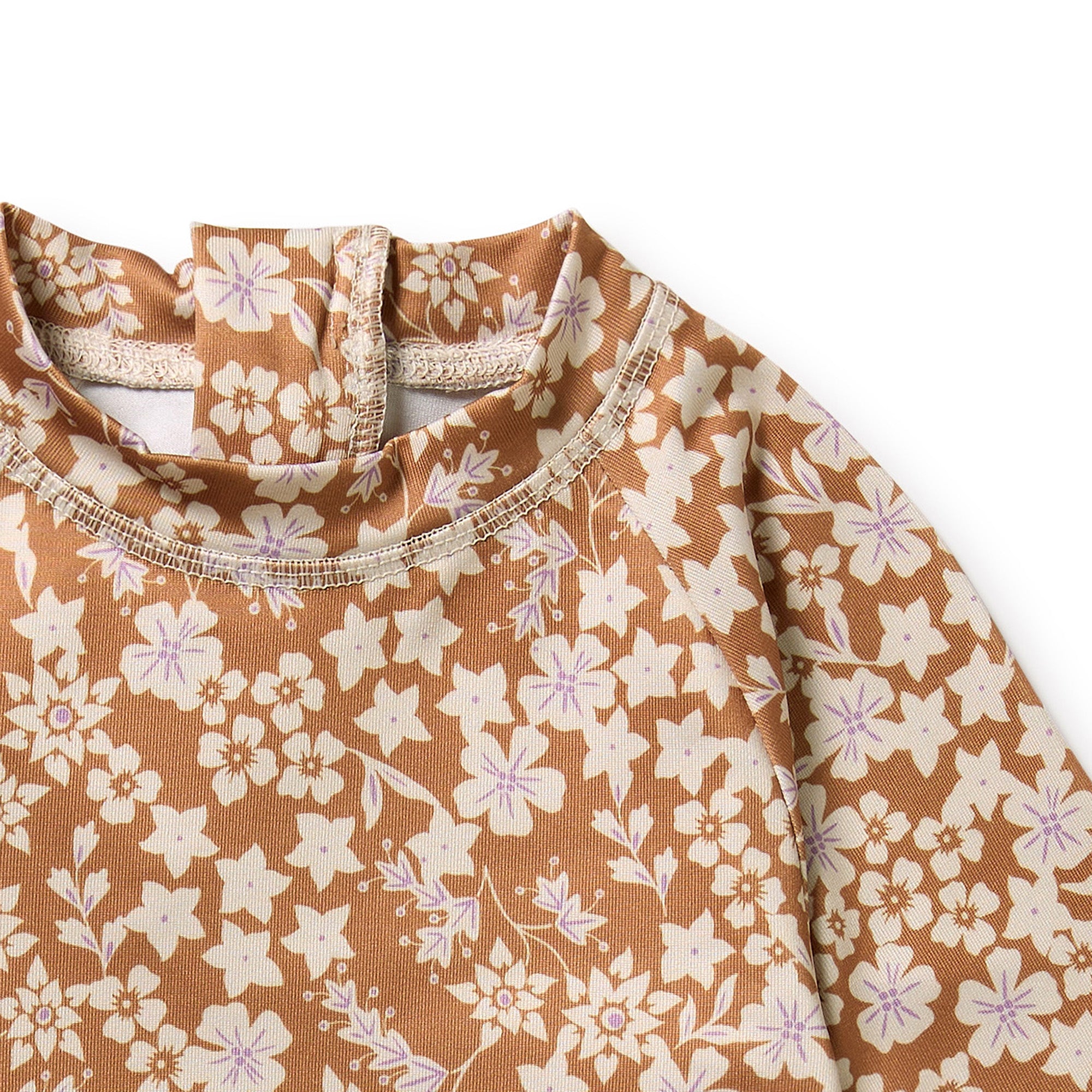 Wilson & Frenchy Hazel Floral Cutwork Rashie Swim Set