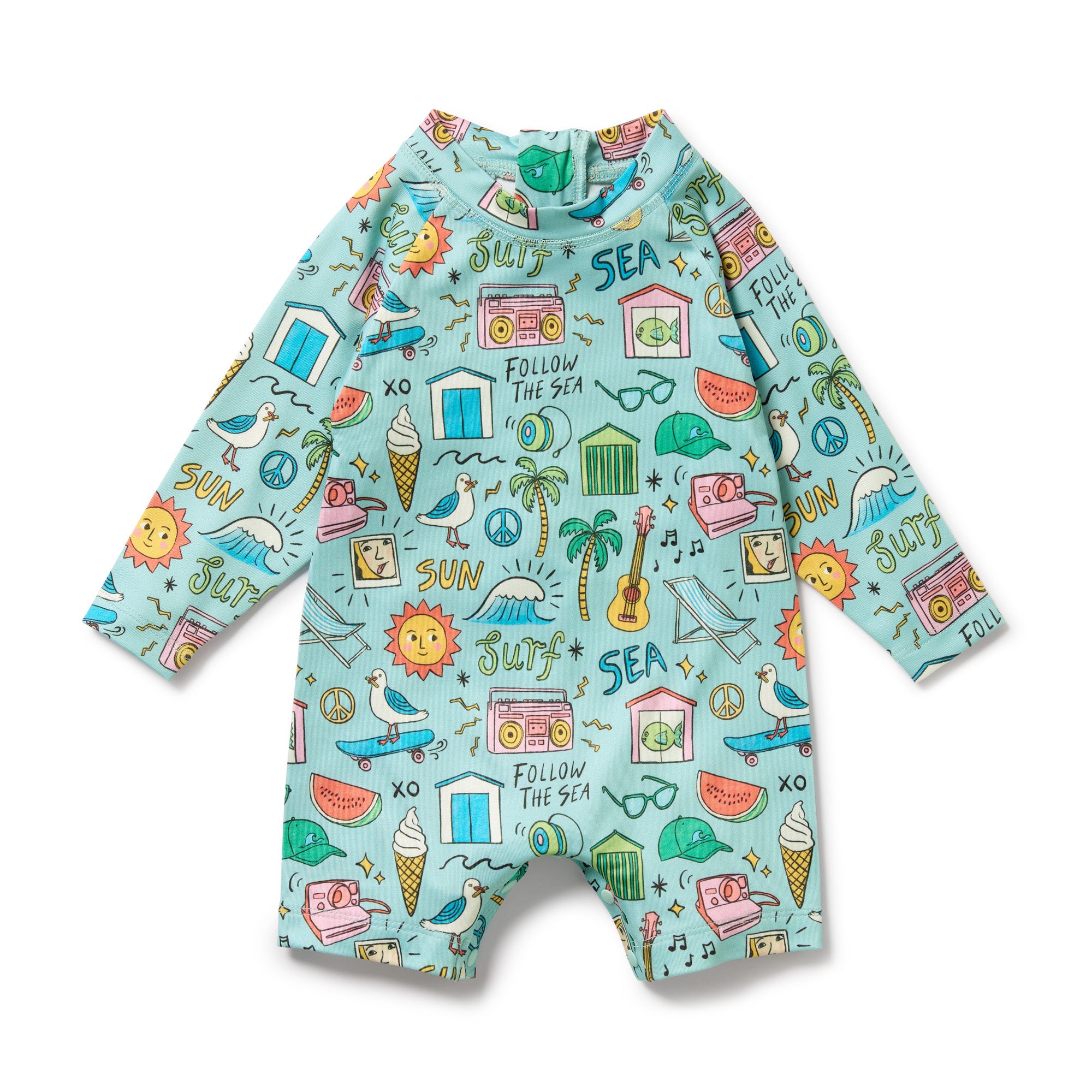 Wilson & Frenchy Sun Surf & Sea One Piece Boyleg Swimsuit