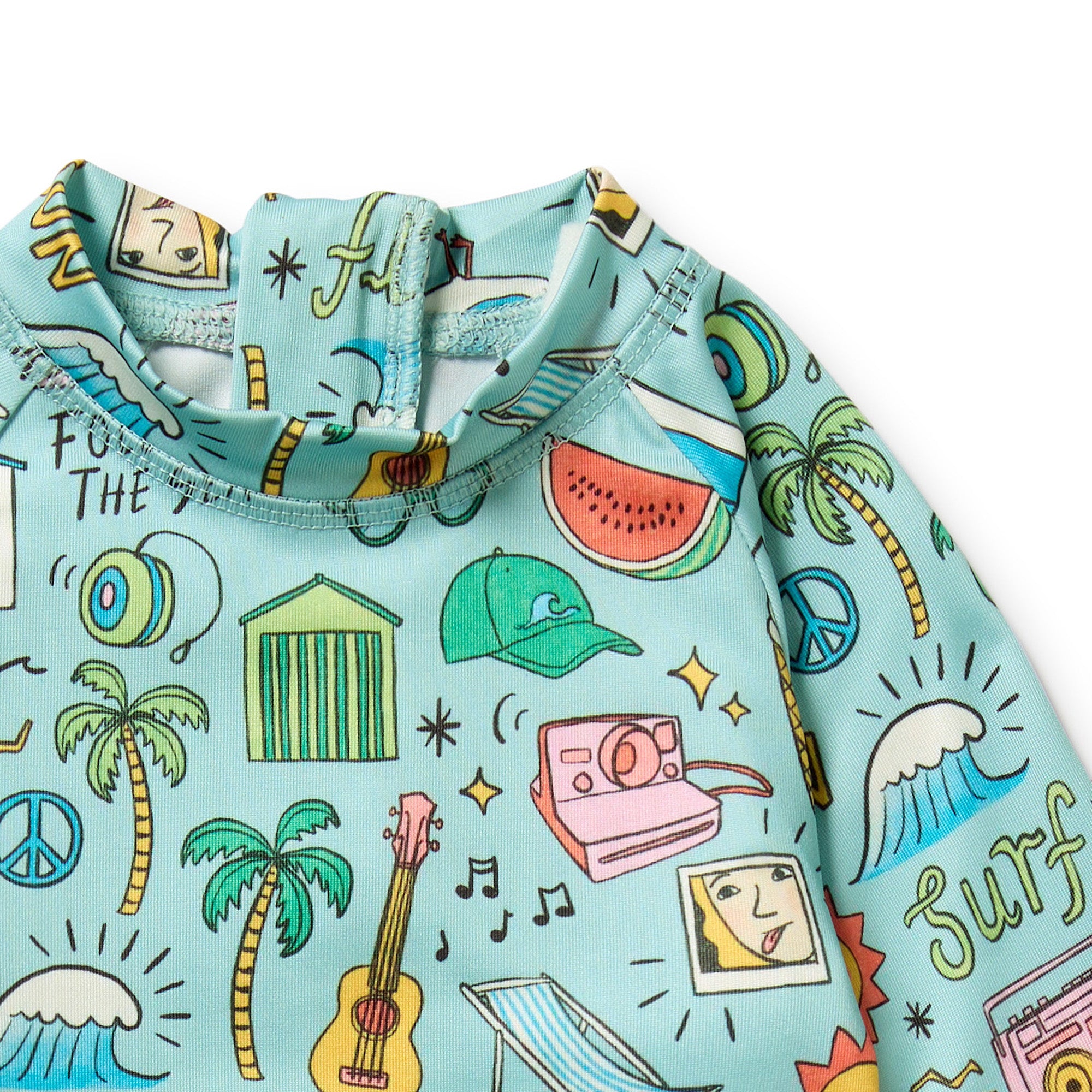 Wilson & Frenchy Sun Surf & Sea Rashie Swim Set