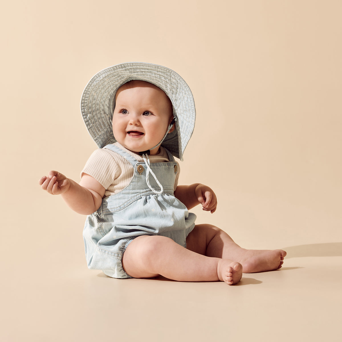 Wilson & Frenchy Ditsy Organic Denim Bodysuit