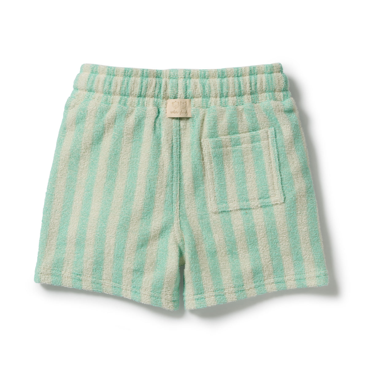 Wilson & Frenchy Seafoam Stripe Organic Terry Short