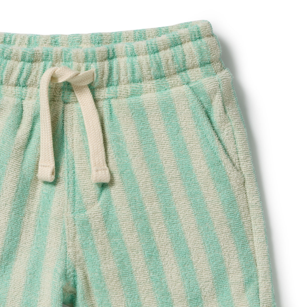 Wilson & Frenchy Seafoam Stripe Organic Terry Short