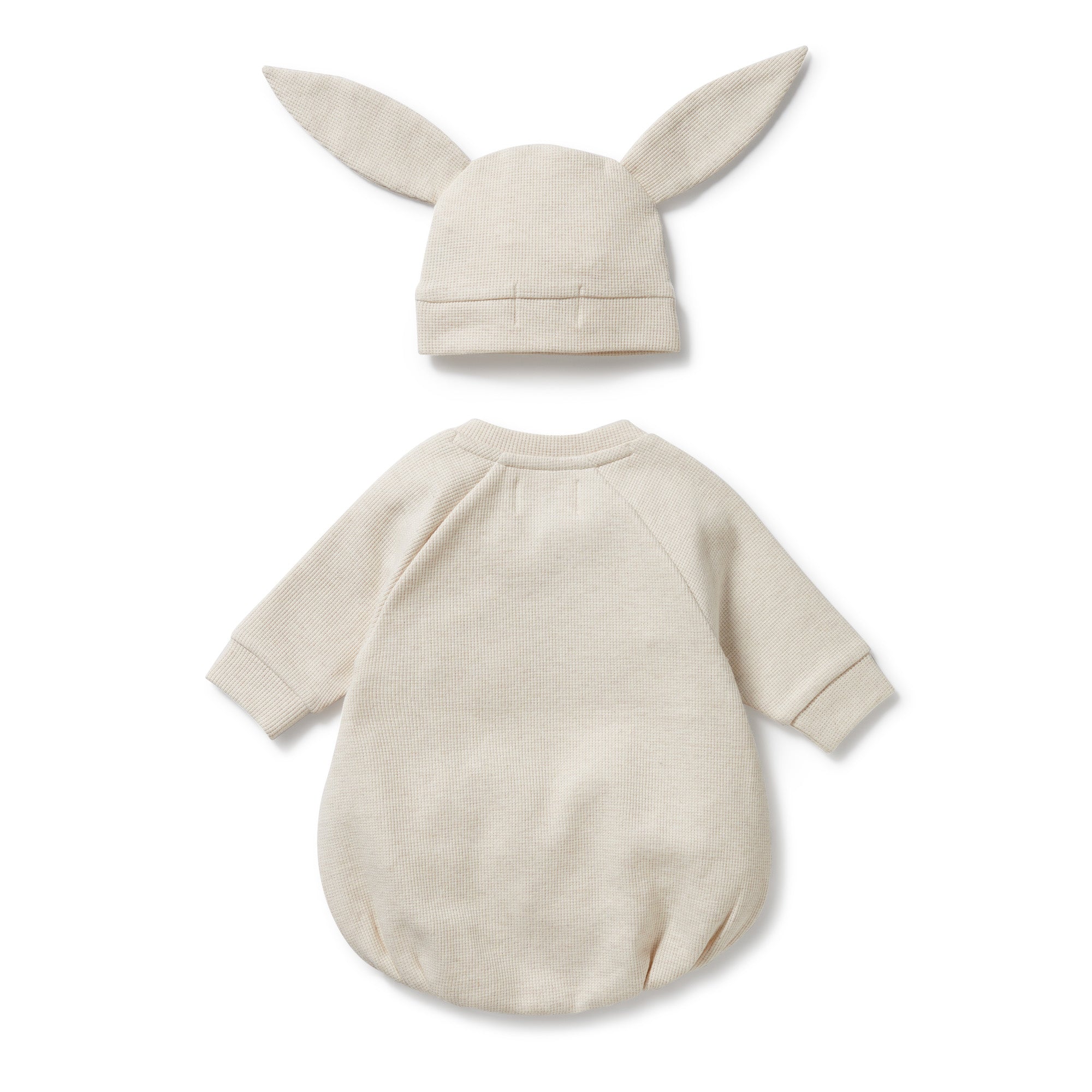 Wilson & Frenchy Organic Waffle Bunny Set- Oatmeal