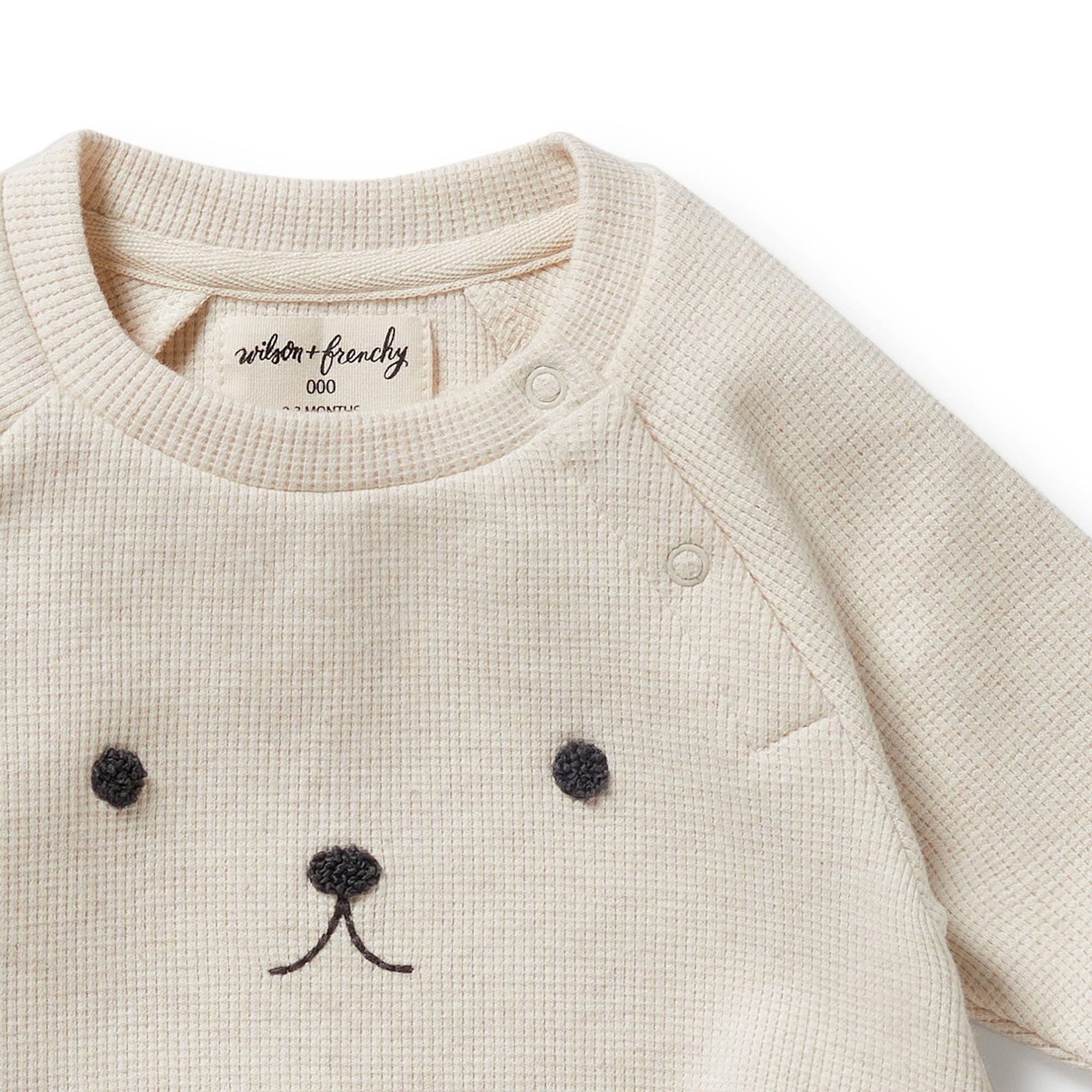 Wilson & Frenchy Organic Waffle Bunny Set- Oatmeal