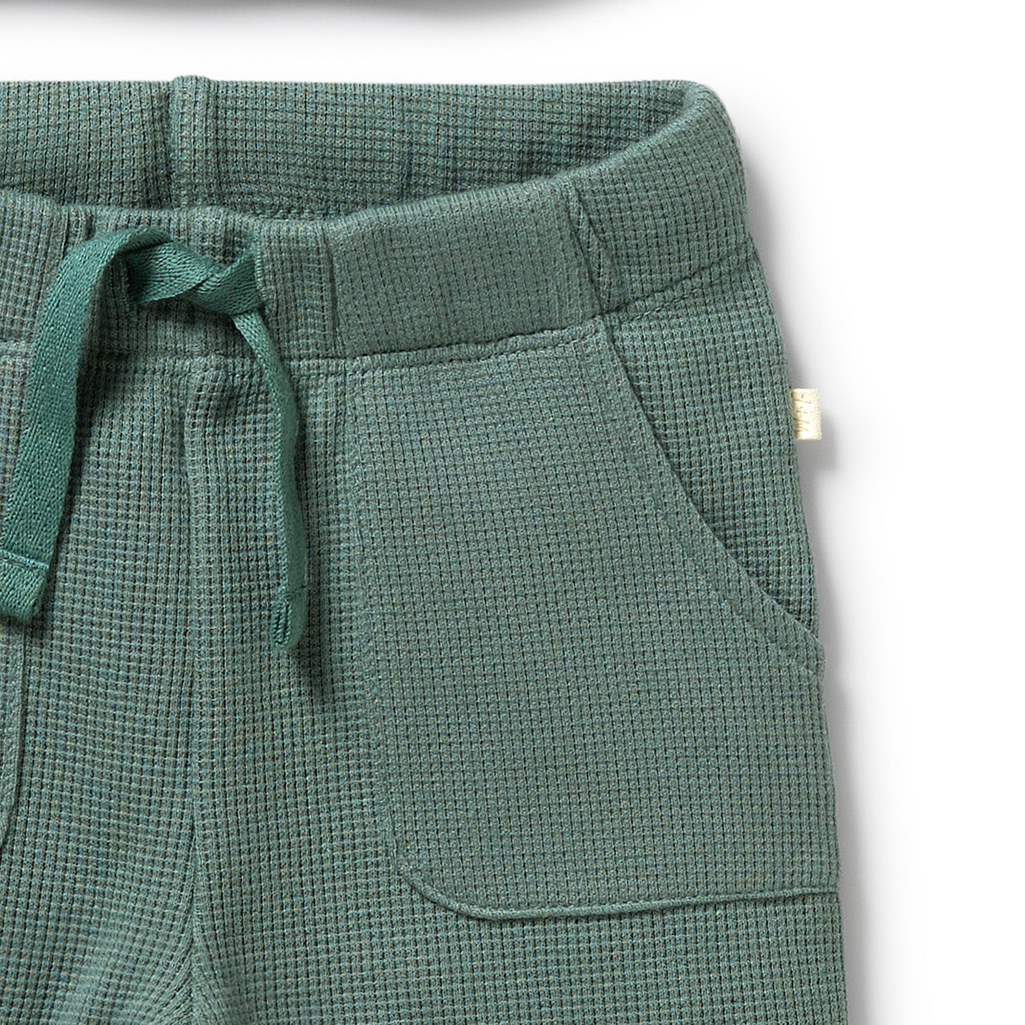 Wilson & Frenchy Organic Cotton Waffle Set - Pine Green