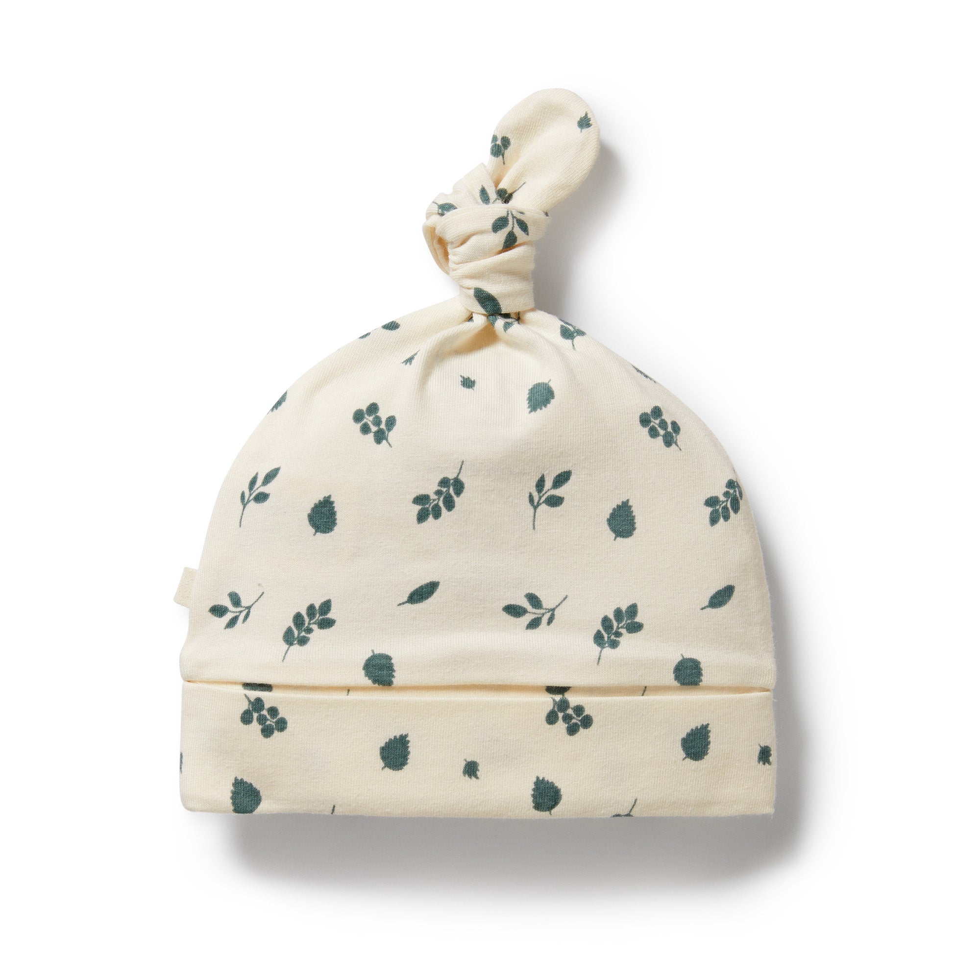 Wilson & Frenchy Organic Cotton Knot Hat - Twilight Leaf