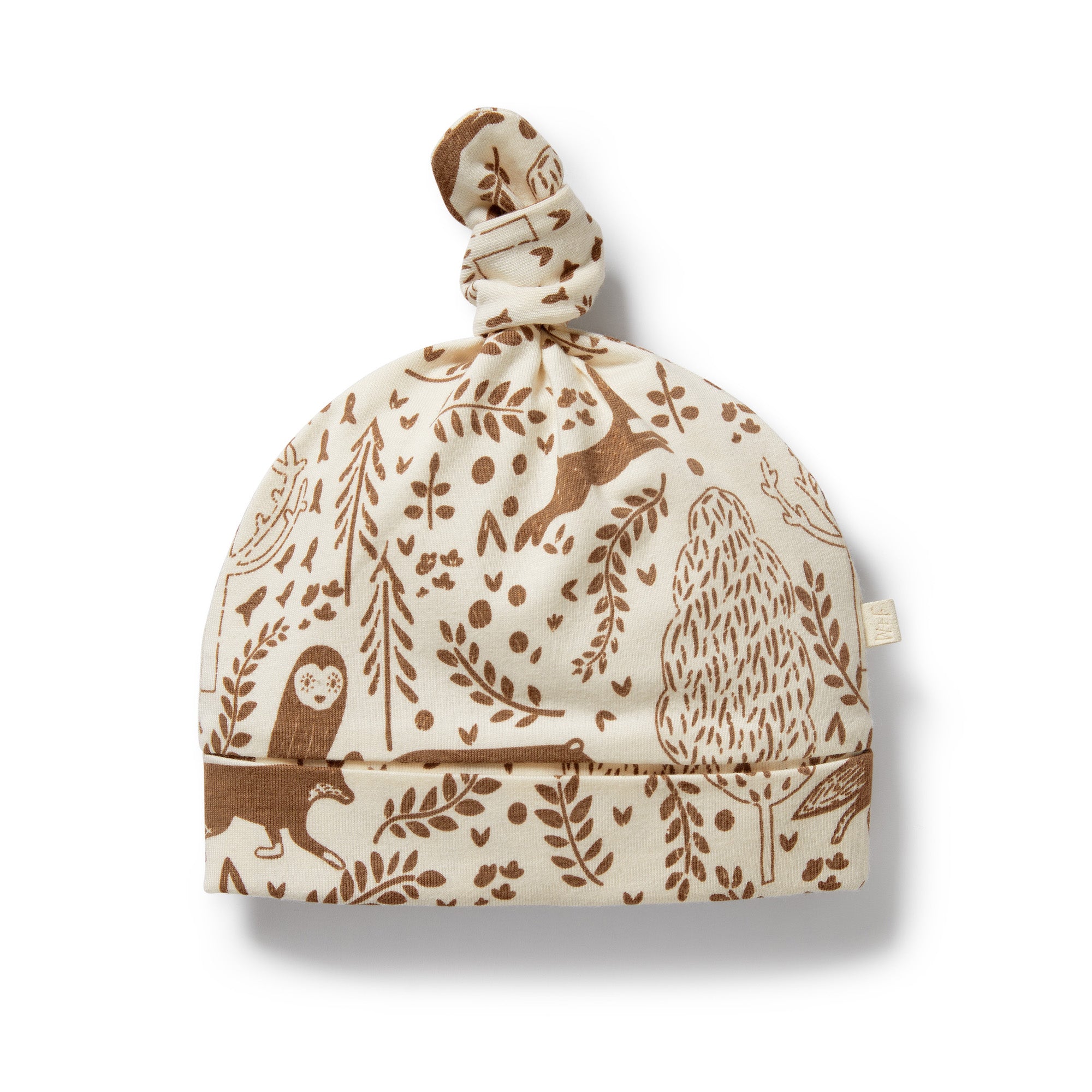 Wilson & Frenchy Organic Cotton Knot Hat - Winter Forest