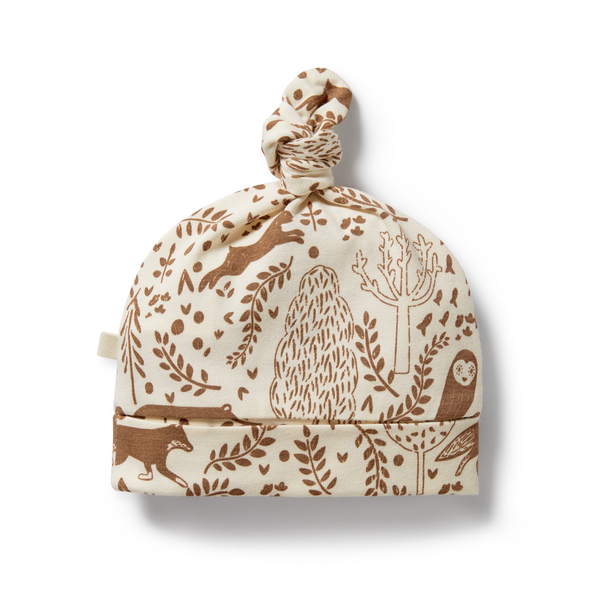 Wilson & Frenchy Organic Cotton Knot Hat - Winter Forest