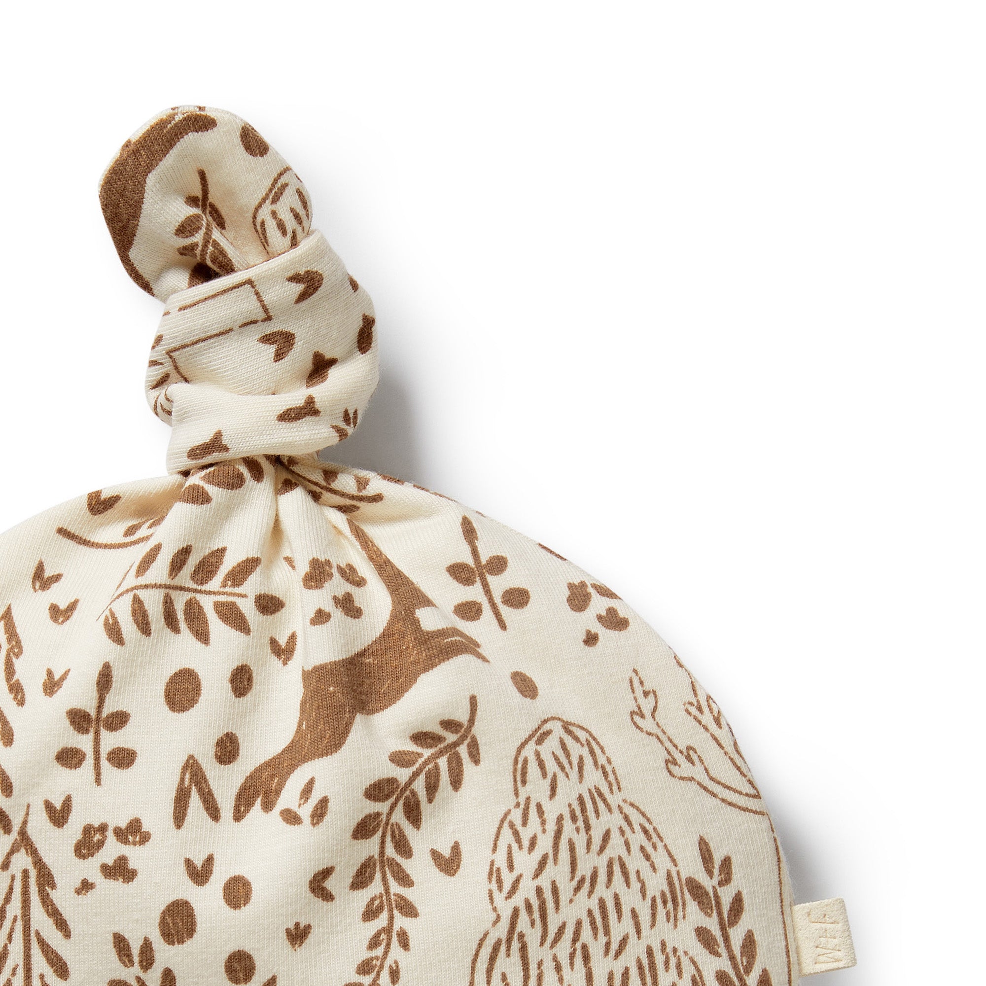 Wilson & Frenchy Organic Cotton Knot Hat - Winter Forest