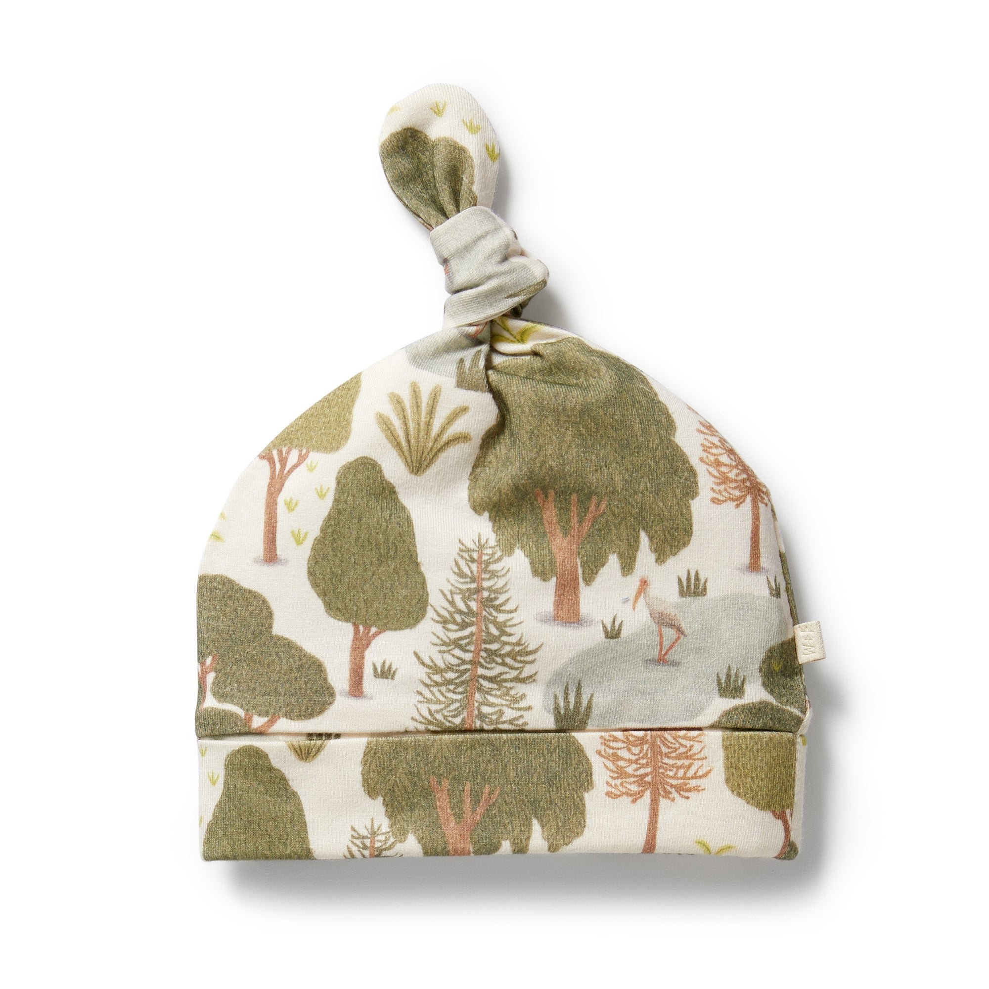 Wilson & Frenchy Organic Cotton Knot Hat - Little Trees