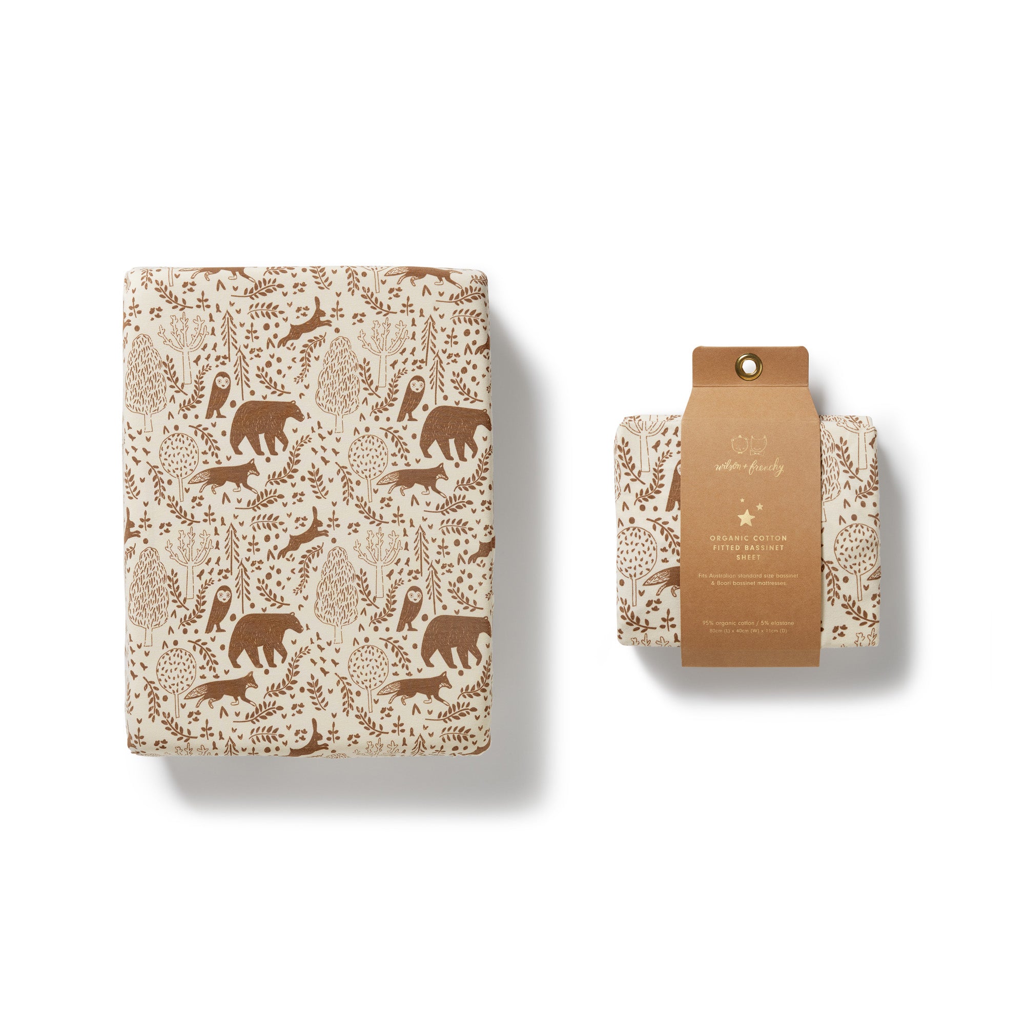 Wilson & Frenchy Organic Bassinet Sheet