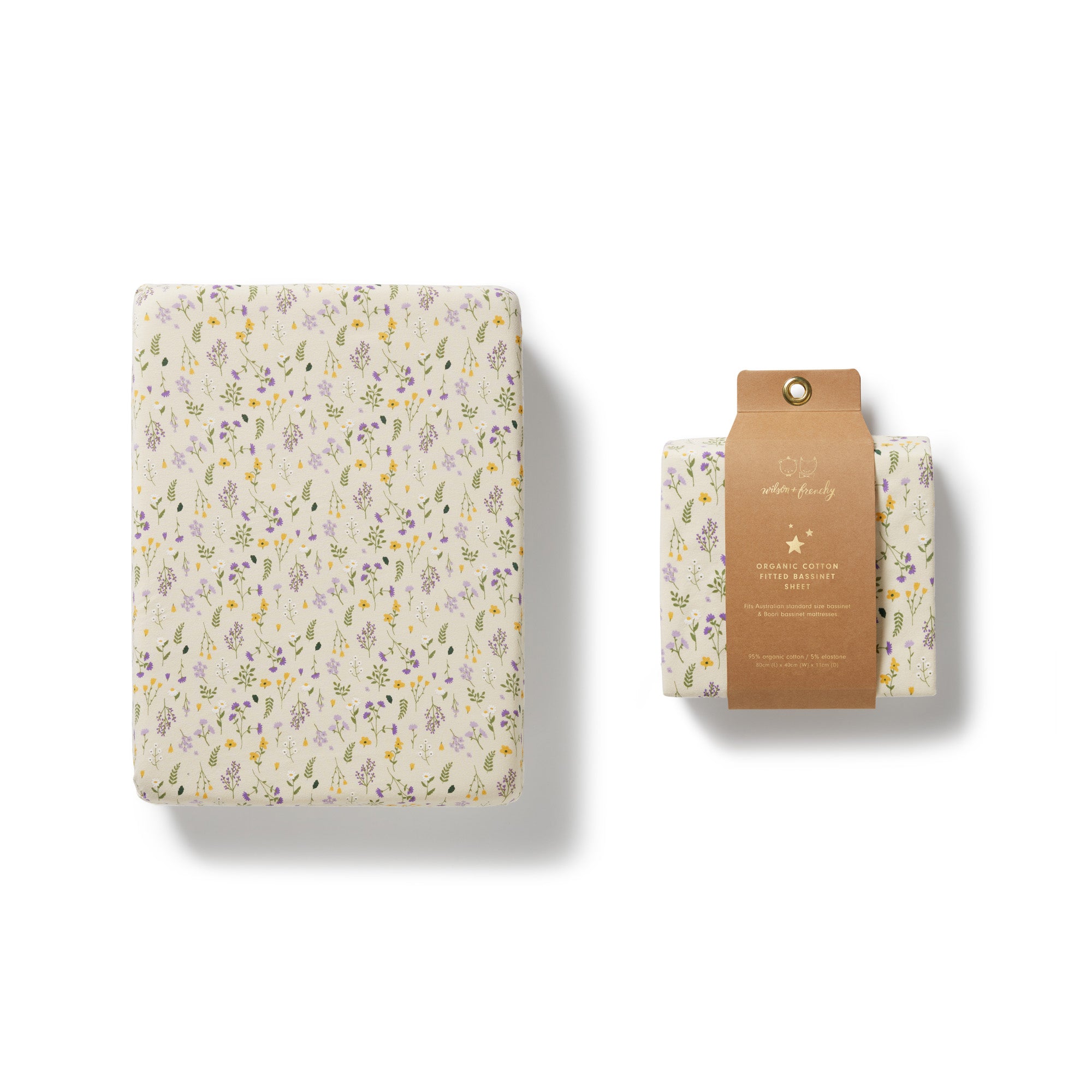 Wilson & Frenchy Organic Bassinet Sheet