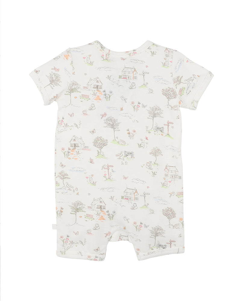 Bebe Beatrice Organic Short Sleeve Zipsuit