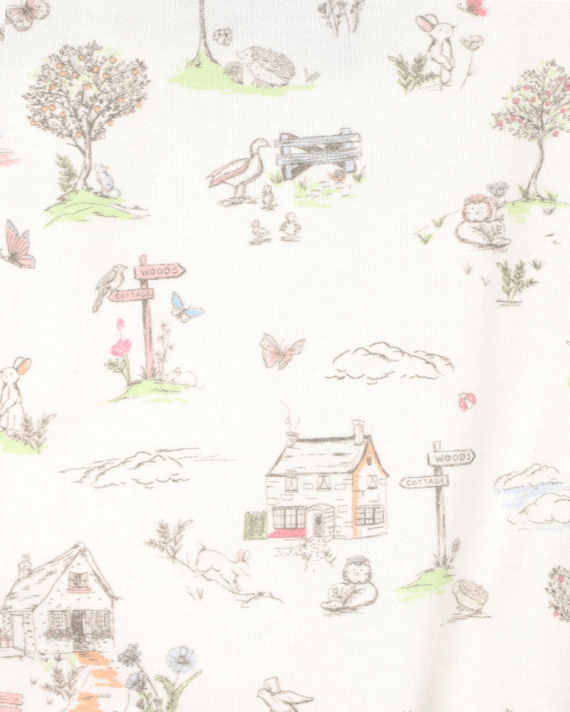 Bebe Beatrice Organic Short Sleeve Zipsuit