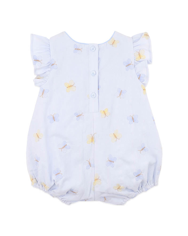 Libby Embroidered Butterfly Romper
