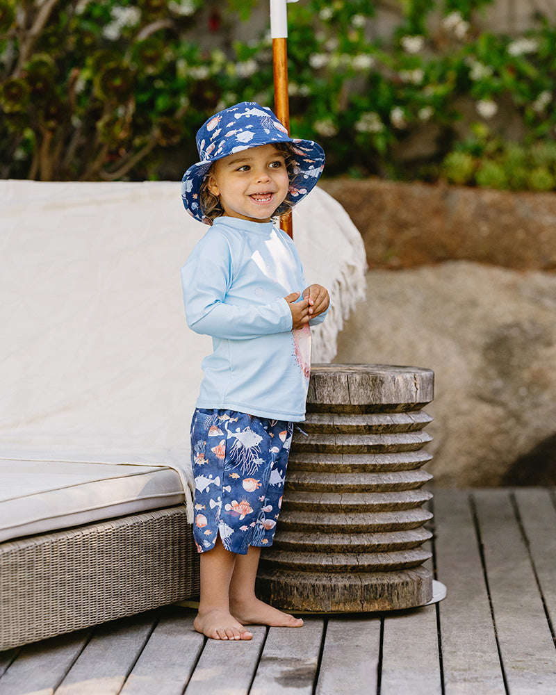 Minihaha Aiden 3d Fish Rash Top