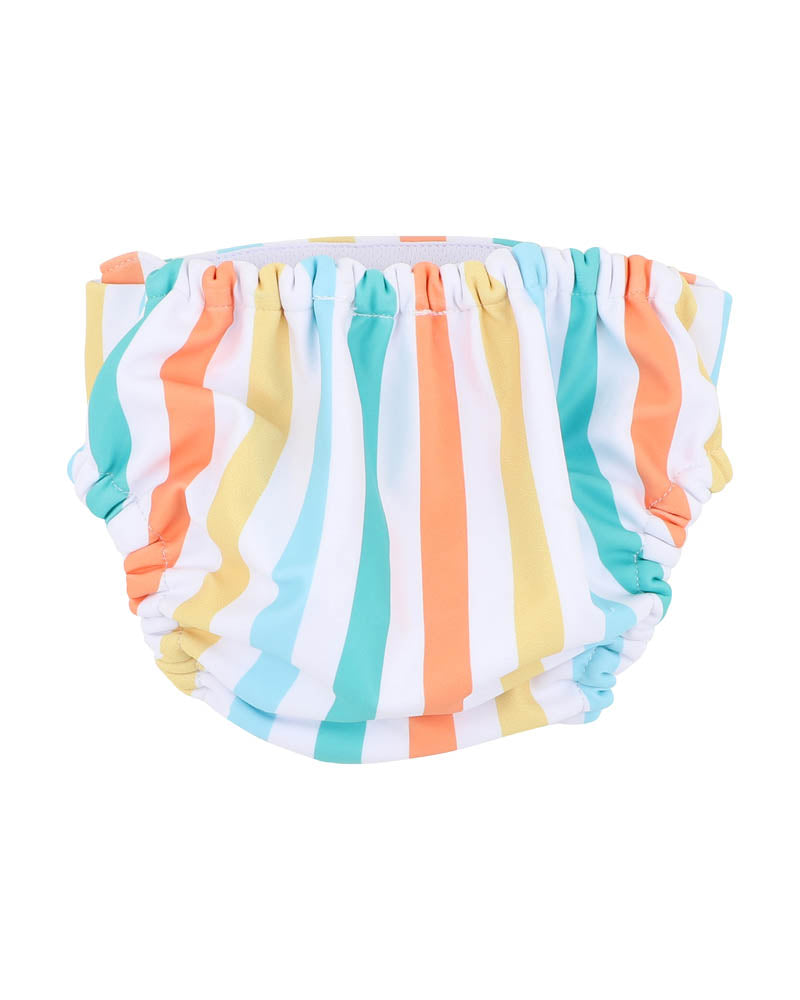 Minihaha Luca Stripe Aqua Nappy