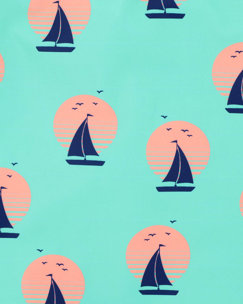 Minihaha Jarvis Green Long Sleeve Rash Suit