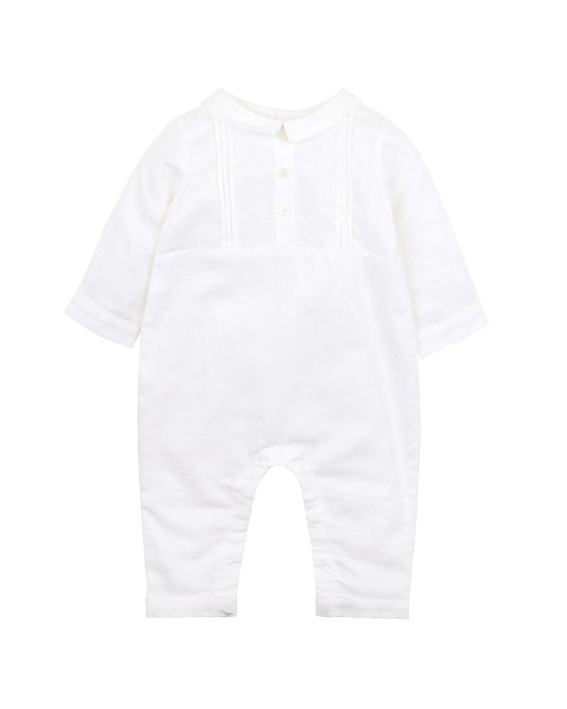 Bebe Linen Blend Romper