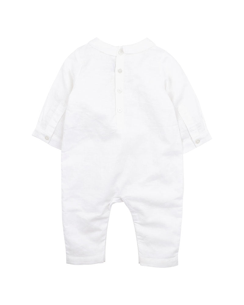 Bebe Linen Blend Romper