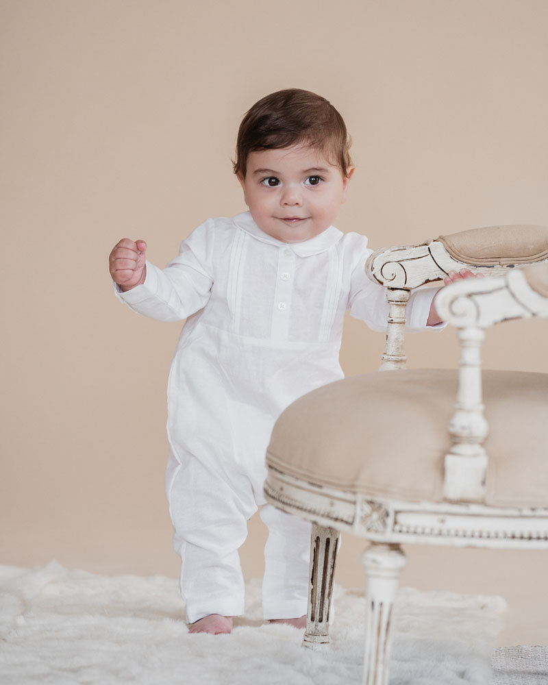 Bebe Linen Blend Romper