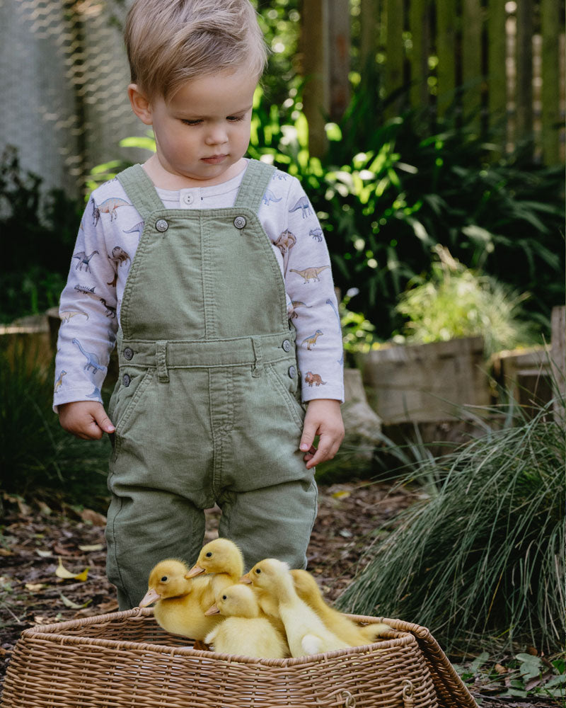 Bebe Liam Isaac Cord Overalls