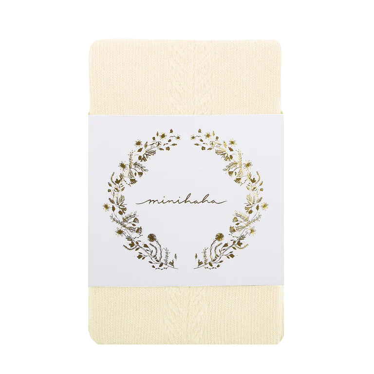 Minihaha Almond Open Work Tights