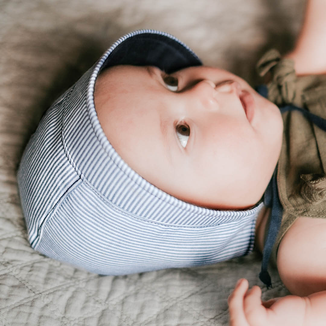 Bedhead Heritage Kids Reversible Classic Bucket Hat - Charlie/indigo