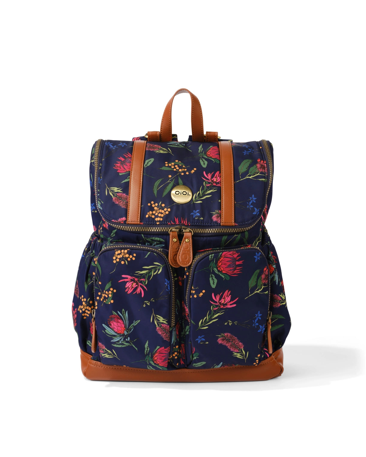 OiOi Botanical Floral Nylon Backpack