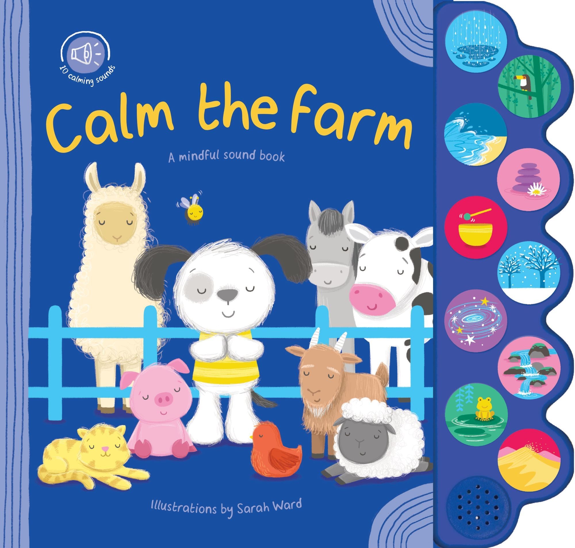 Large 10-Button Sound Book - Calm Your Farm