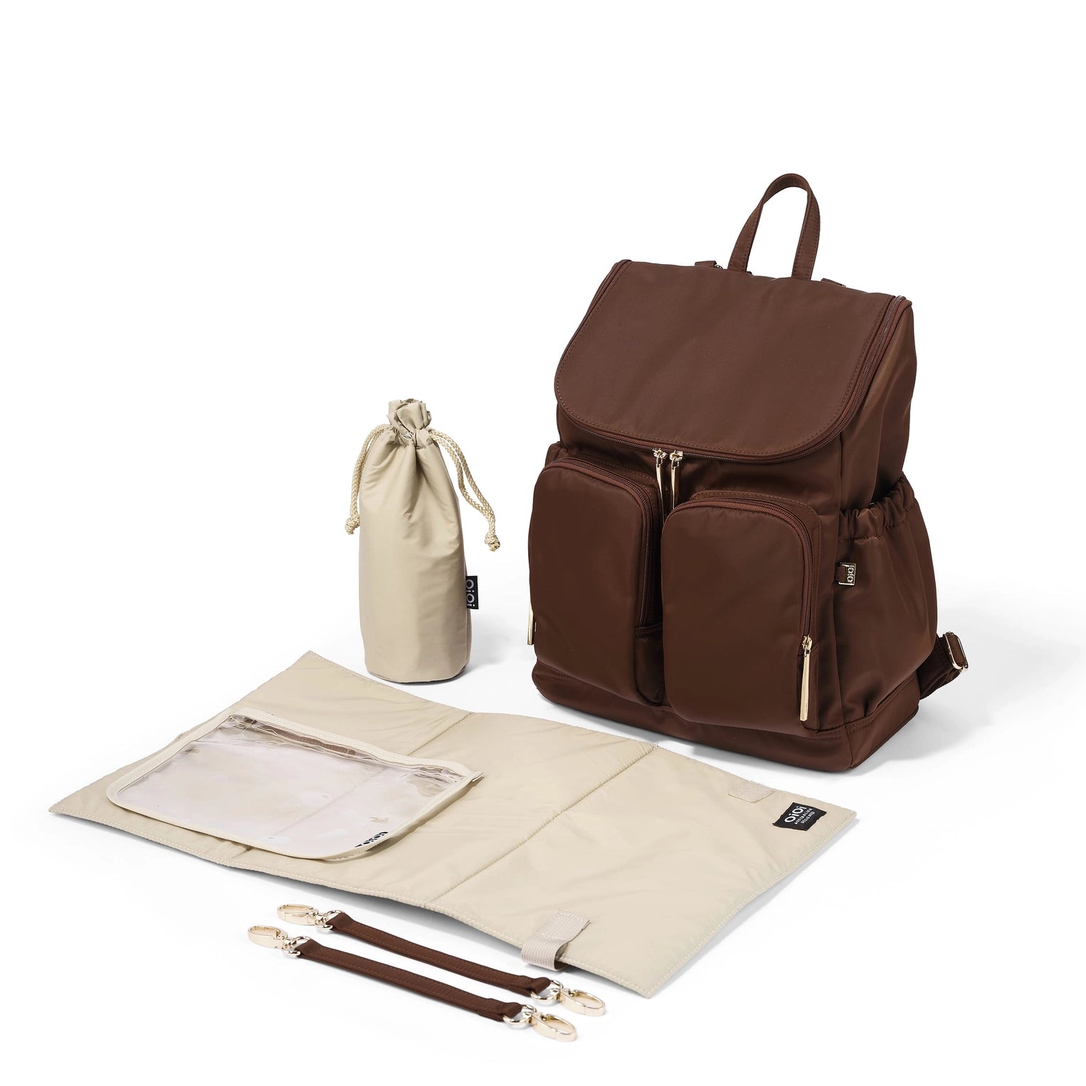 OiOi Signature Backpack Chocolate Nylon