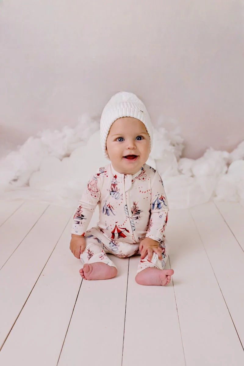 Confetti Kidz Circus Bunnies Zipsuit