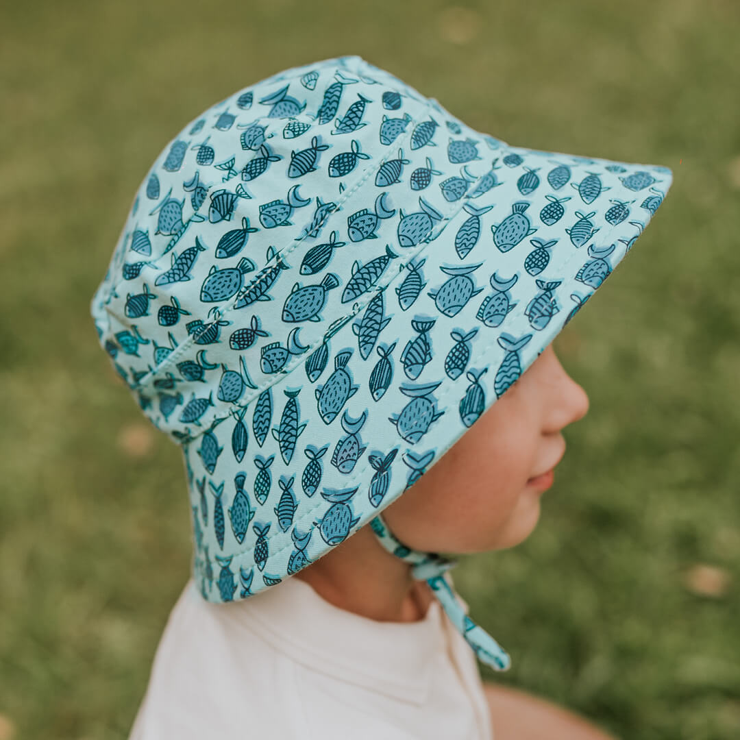 Bedhead Classic Bucket Sun Hat - Fish