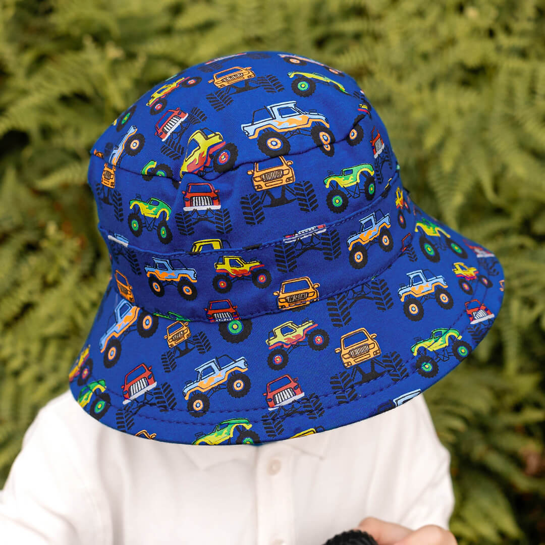Bedhead Hats Classic Bucket Sun Hat Monster Truck
