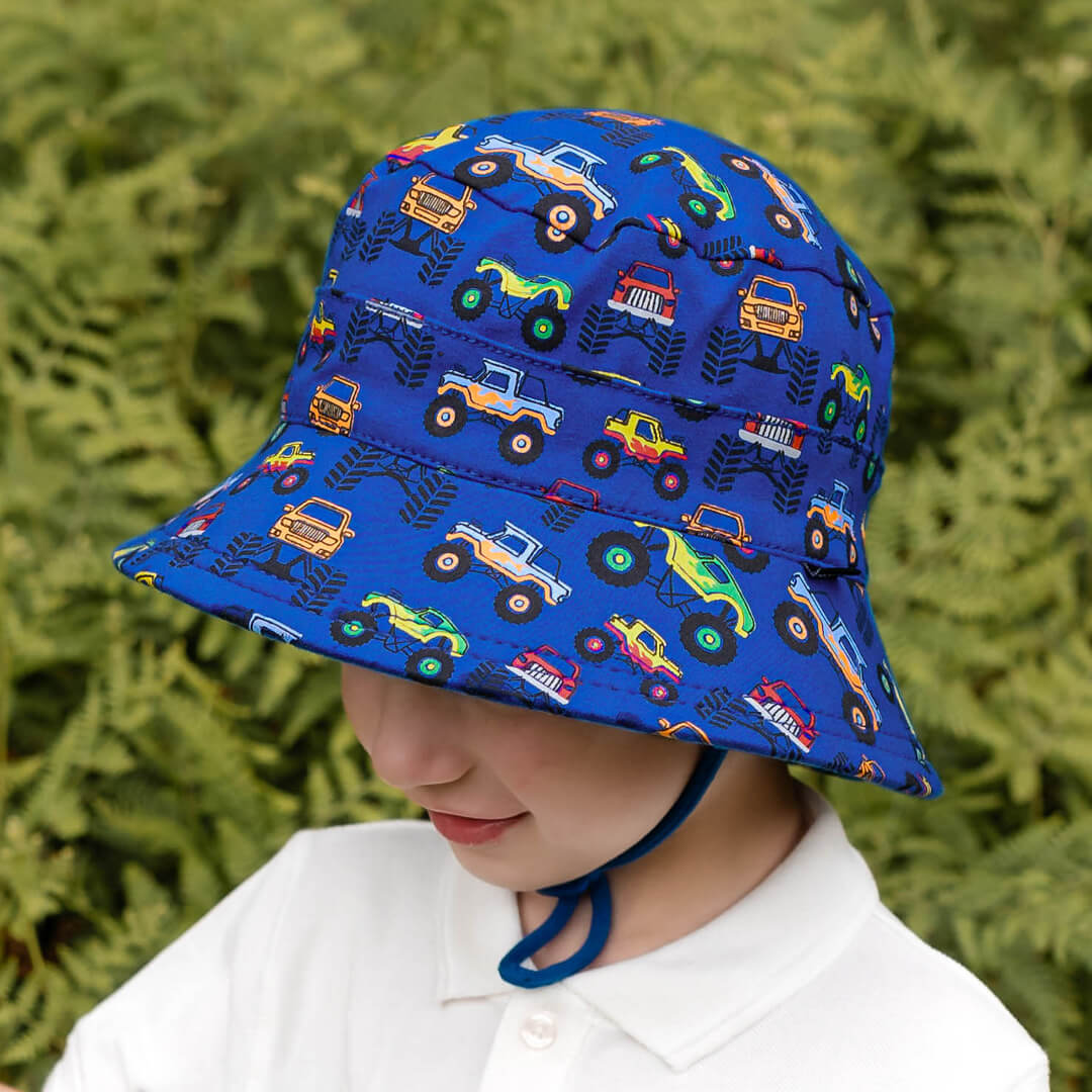 Bedhead Hats Classic Bucket Sun Hat Monster Truck
