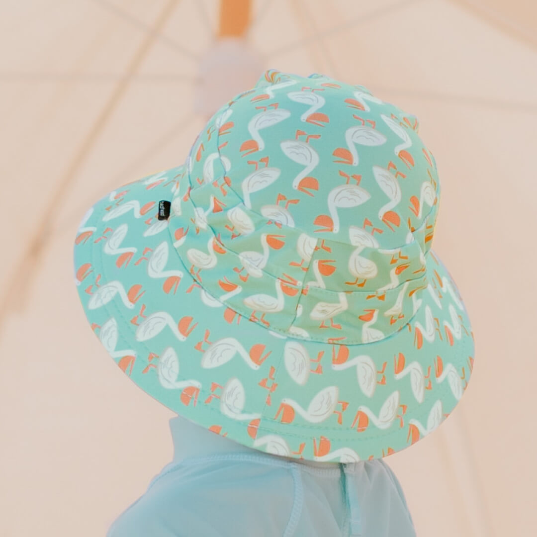 Bedhead Classic Bucket Swim Sun Hat - Pelican