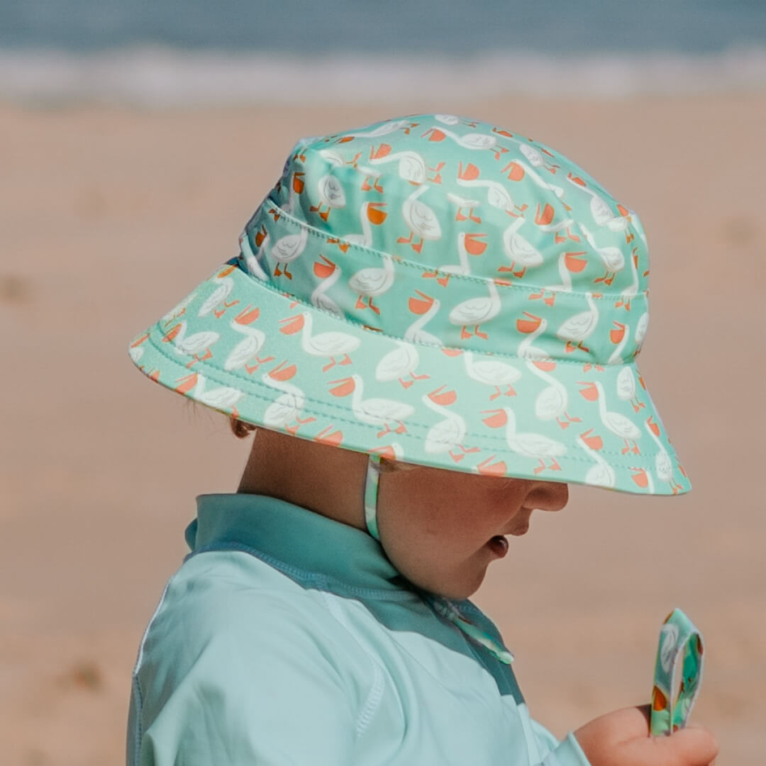 Bedhead Classic Bucket Swim Sun Hat - Pelican